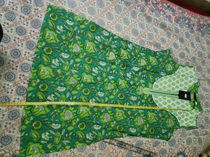 Green Cotton Kurti