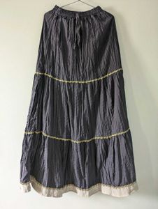 Ethnic tiered long skirt