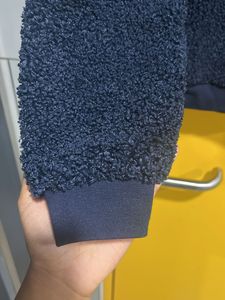 Cozy Navy Teddy Fleece Sweatshirt