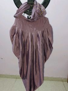 Silk Embroidered Kurti Set With Dupatta