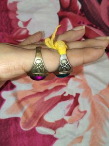 Red gold plated earrings and mang tika Uniqu