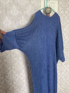 Blue crushed Maxi Dress
