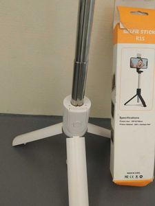 White Selfie Stick Tripod