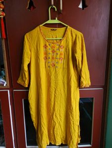 First Class Yellow Kurti