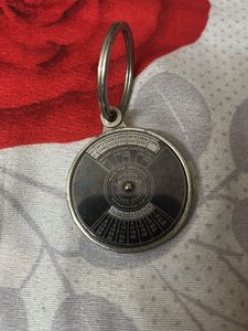 Vintage 50-Year Calendar Keychain