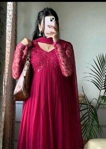 Elegant Pink Kurta Set with Dupatta