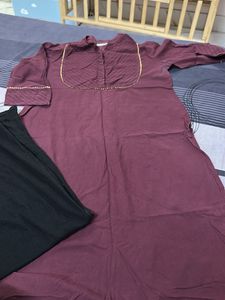 Elegant Maroon Kurta