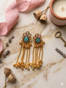 Beautiful Beaded Chandelier Earrings