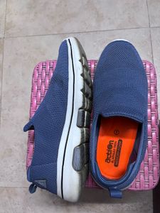 Blue Action Memory Foam Slip-On Shoes