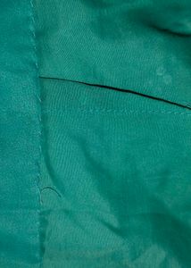 Green Embroidered net Saree &amp; Blouse