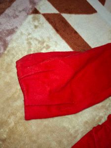 Red Buttoned Jacket