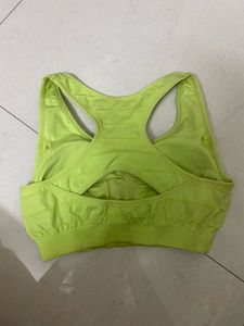 Lime Green Sports Bra