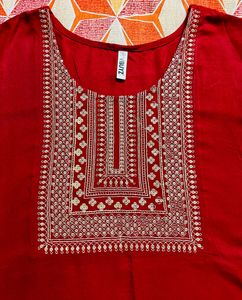 Vbuyz Sequinned And Hand Embroidery Kurti Combo