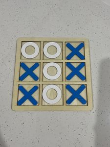 Wooden Tic-Tac-Toe Game