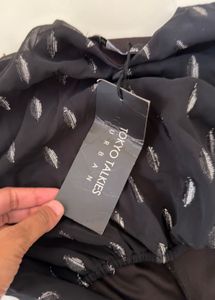 Chic Black Tiered Mini Dress