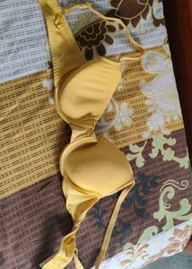 Yellow Padded Bra