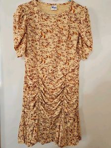 Floral Print Midi Dress