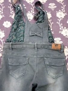 Girls Denim Overalls