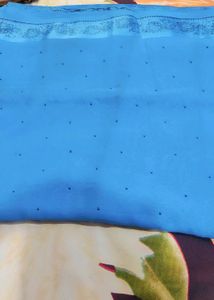 Sky Blue Dress Material