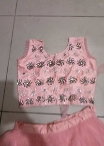 Pink Embellished Lehenga Choli