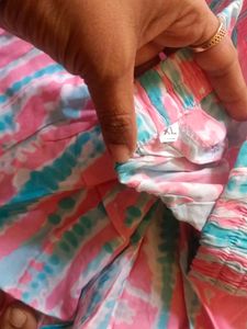 Offer!! Pink Floral Kurta Set