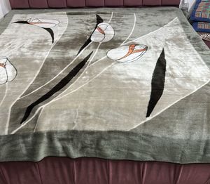 Elegant Floral Blanket