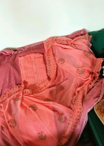 Peach Embroidered Salwar Kameez