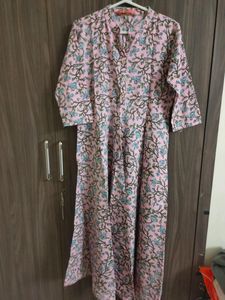 Pink Anarkali Kurta