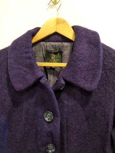 Vintage Purple Wool Coat