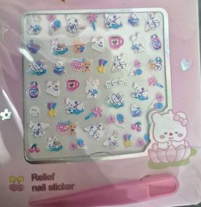 Cute Nail Art Stickers - Fashionable Designs