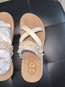 Embellished Flat Sandals
