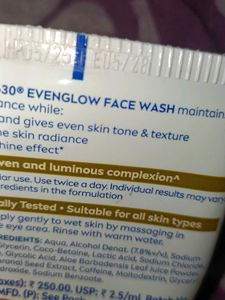 Nivea Luminous 630 Even Glow Face Wash