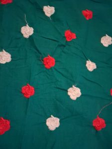 Teal Embroidered Kurta Set with Dupatta