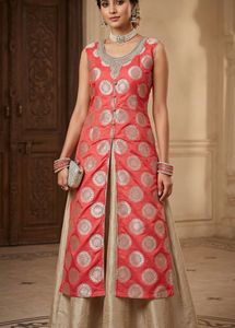 Elegant Red & Gold Lehenga Choli