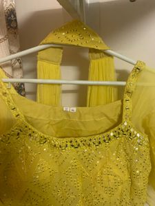 Yellow Embroidered Salwar Kameez