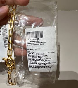 Pipa Bella Gold-Plated Chain Necklace