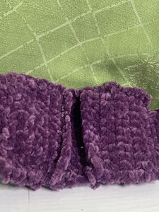 Cute Purple Crochet Wallet