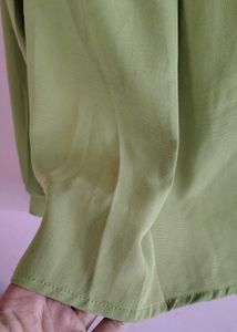 Veromoda lime Green soft Long Sleeve Top