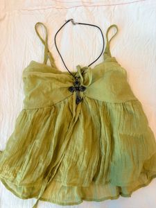 Chic Green Camisole top