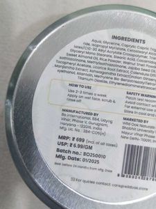 Wild Oak Korean Rice Glass Skin Face Scrub