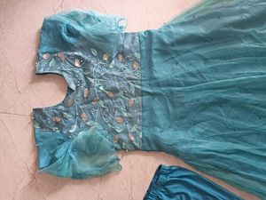 Beautiful Teal Ethnic Gown