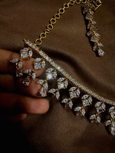 American Diamonds Engraved Dazzling Set