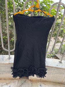CALVIN KLEIN Elegant Black Cocktail Dress