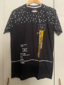 Men's Black Graphic T-Shirt