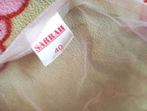 Beautiful Pink Embroidered Gown