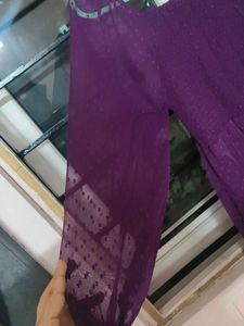 Elegant Purple Maxi Dress
