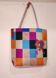 Colorful Teddy Bear Tote Bag