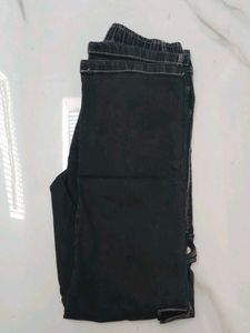 Boys Black Jeans Pent