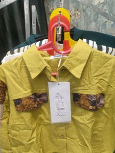 Chic Mustard Crop Top