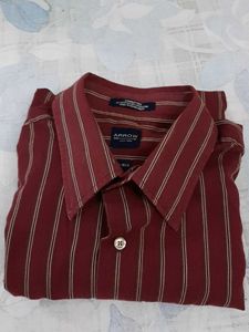 Men's Striped Button-Down Shirt